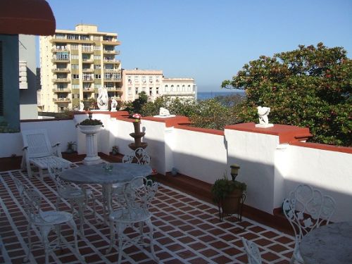 'Terraza' Casas particulares are an alternative to hotels in Cuba.